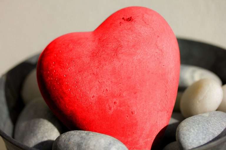 heart in stone