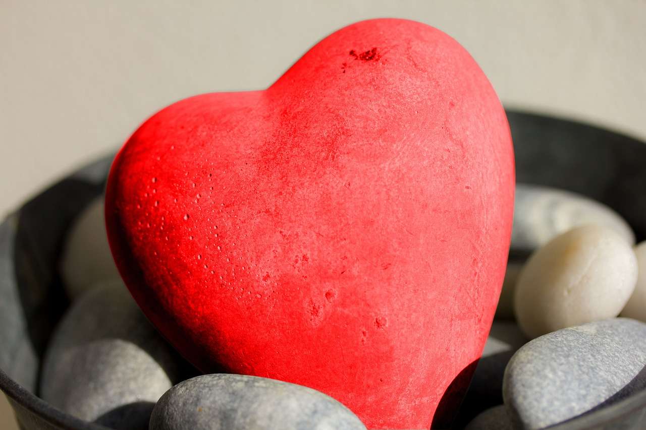 heart in stone