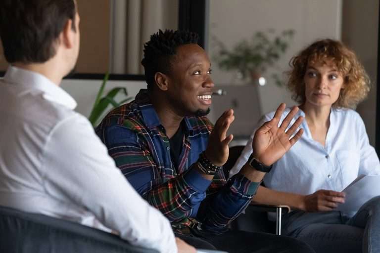 teachers in conversation